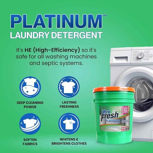 3X Platinum Liquid Laundry Detergent with Fabric Softener (640 Fl Oz)