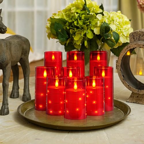 Flickering Flameless Candles (9 Count)