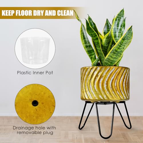 Plant Pots with Stand (2 Count)