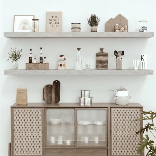 Deep Floating Shelves 60x12” Set of 1