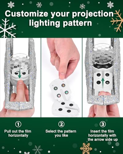 Christmas Tree Topper with 10M Colorful Light Cord
