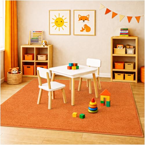 Soft & Colorful 7' x 9' Kids Classroom Area Rug