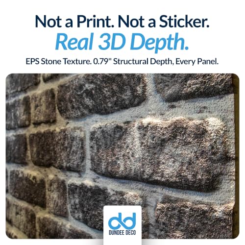 3D Wall Panels Faux Brick (27 Sq Ft)