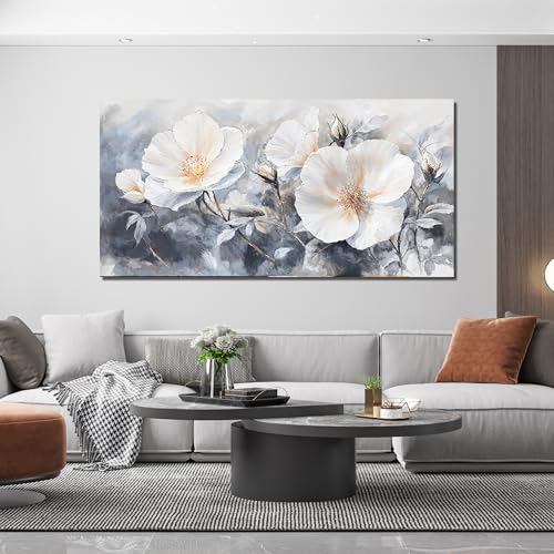Vintage Flower Wall Art Prints Wall Art Pictures for Living Room 24" X 48"