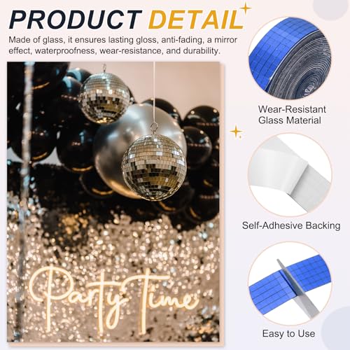 5x5mm Self Adhesive Mirrors Mosaic Tiles (5000 unidad)