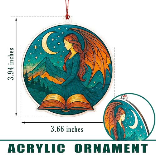 Funny Christmas Book Ornament 2025