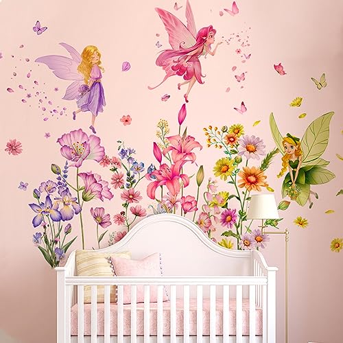 Set of 3 Sheets Size 40x12 Inch Spring Summer Window Cling Sticker Angels (93 Count)