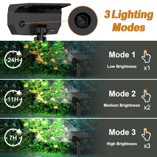 Solar Spot Lights Outdoor (2 Count)