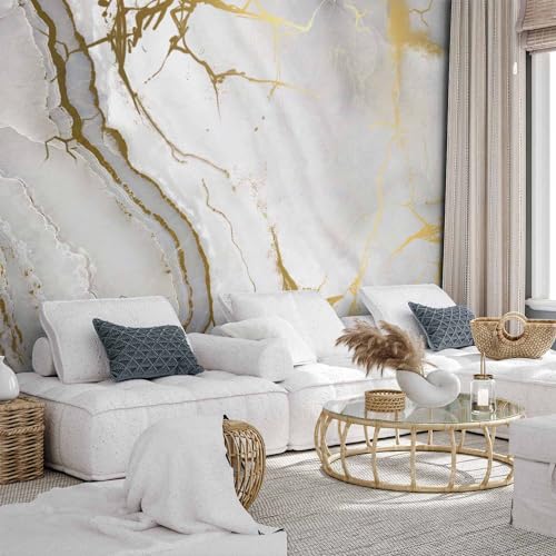 Peel and Stick Wall Mural Peel and Stick Marble Stone 212x98 in (11 Count)