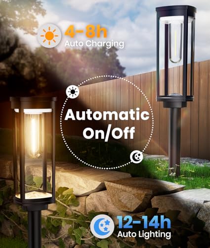 Solar Garden Lights Outdoor (8 Count)