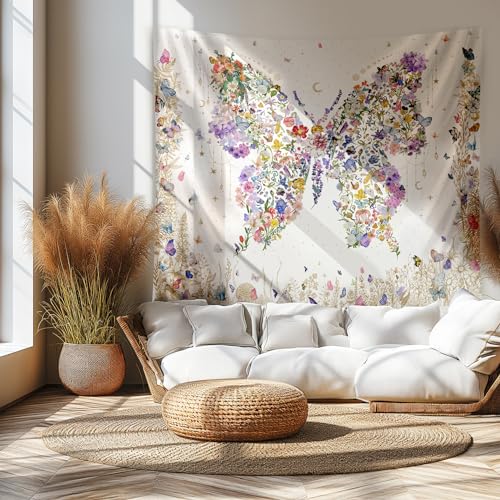 Floral Tapestry Wall Hanging Cute