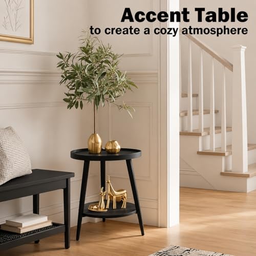 Black Side Table
