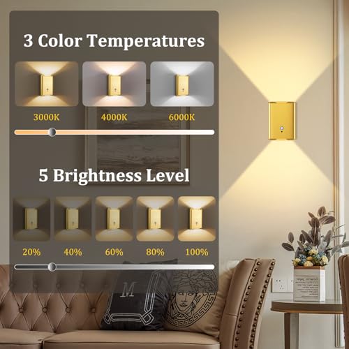 Motion Sensor Wall Sconce (4 Count)