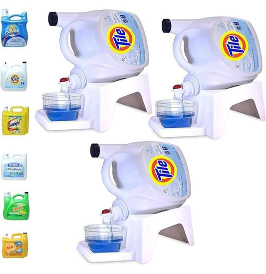 Liquid Laundry Detergent Holder Stand with Drip Tray