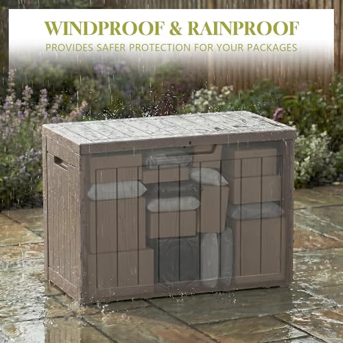 50 Gal Package Delivery Box Lockable Outdoor Storage Box