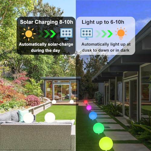 10 in Solar Globe Light