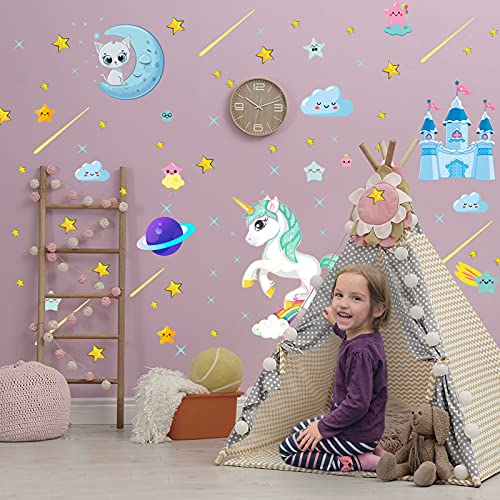 Glow in The Dark Unicorn Stickers