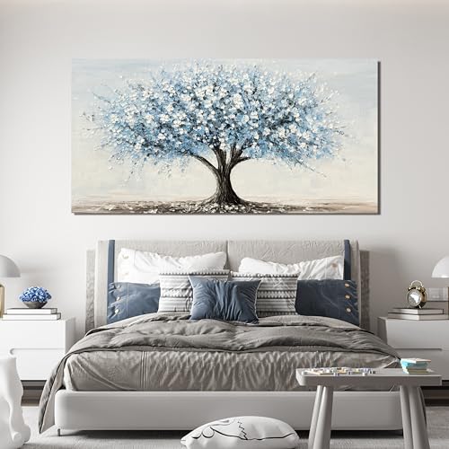 Large Tree of Life Wall Art Canvas Art Wall Decor for Living Room 29"X58"