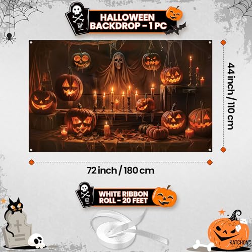 Spooky Halloween Backdrop 72x44 Inch