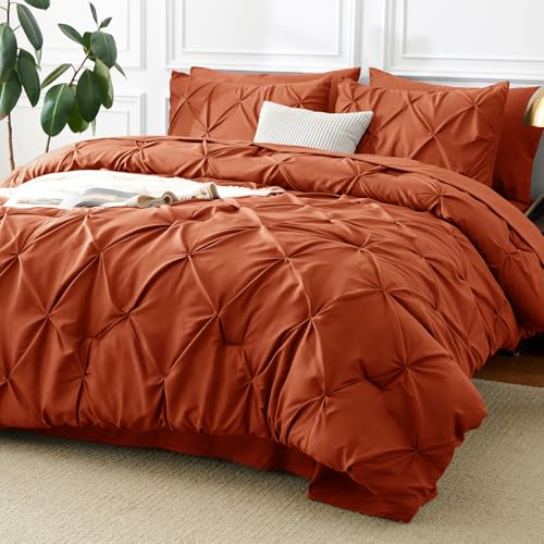 King Size Comforter Set Terracotta