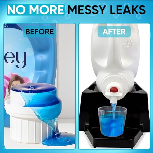 Liquid Laundry Detergent Holder Stand with Drip Tray