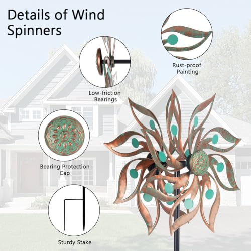 Metal Wind Spinners Outdoor