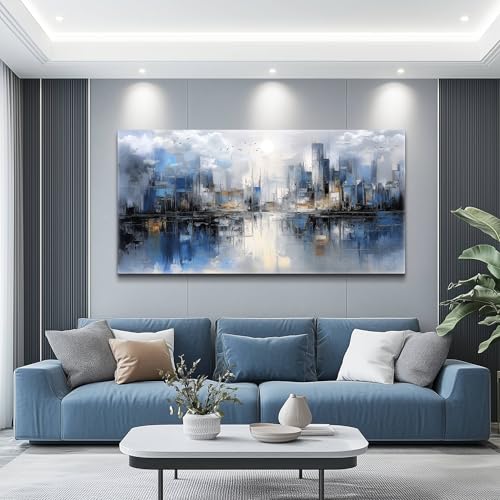 Large Wall Decor For Living Room Canvas Wall Art For Office Wall Decorations For Bedroom Abstract Watercolor Painting Artwork Room Home Decor 24x48 In