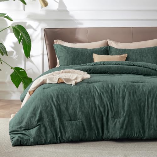 Dark Green Twin Comforter Set