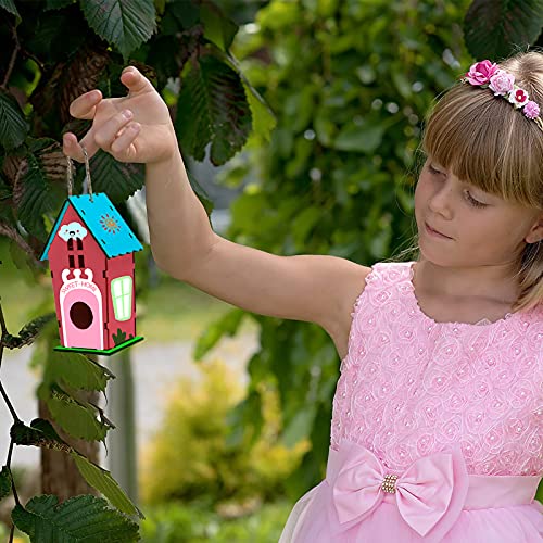 4 Pack Bird House Craft Kit