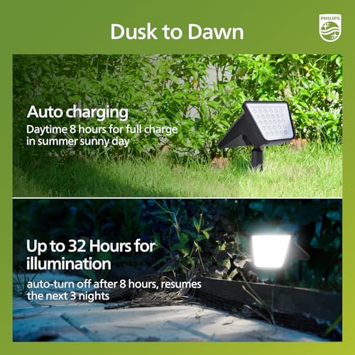 6 Packs Solar Spot Lights Outdoor Waterproof (6 Count)