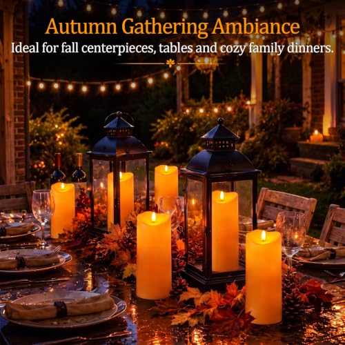 Halloween Orange Waterproof LED Candles