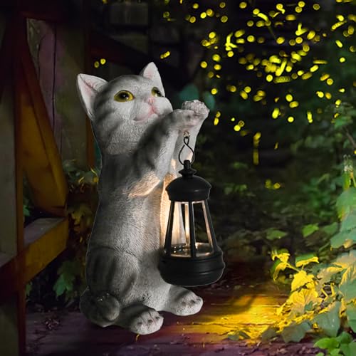 Cat Solar Lights Outdoor Garden