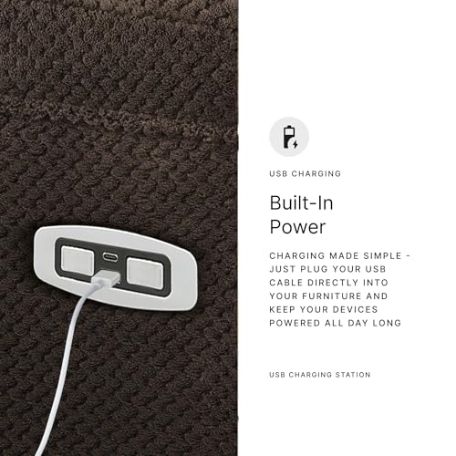 Power Reclining Loveseat with Console