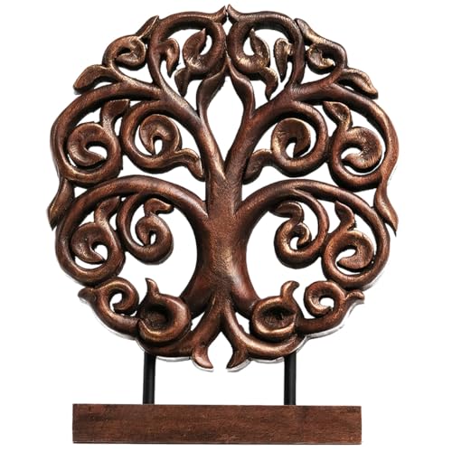 Solid Wood Tree Sculpture