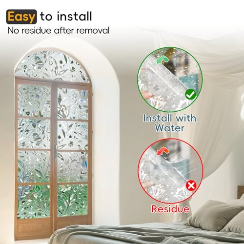 Frosted Glass Window Privacy Film Decorative