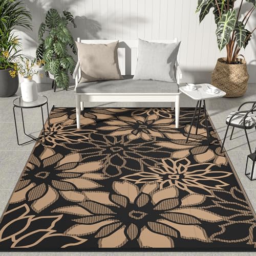 Outdoor Rug Waterproof Plastic Rugs for Patio (80 Sq Ft)