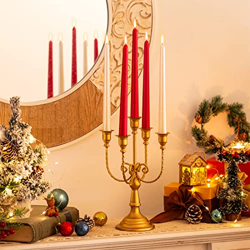 Gold Candelabra Candle Holders for Wedding Centerpieces
