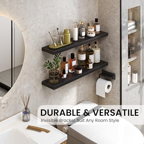 24 Inch Floating Shelves for Wall (2 Count)