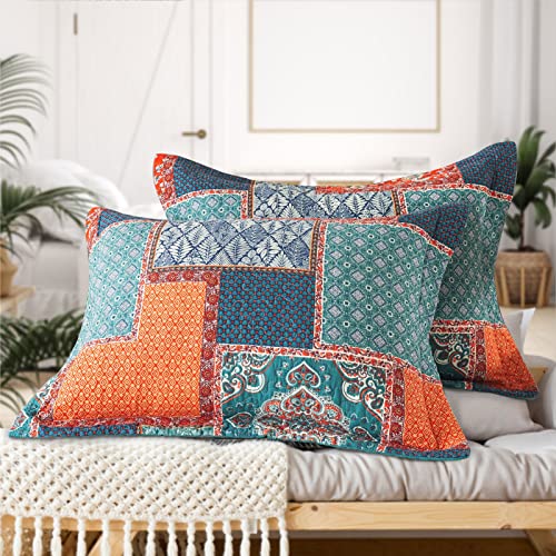 100% Cotton Face Quilt King Size Bedding Set