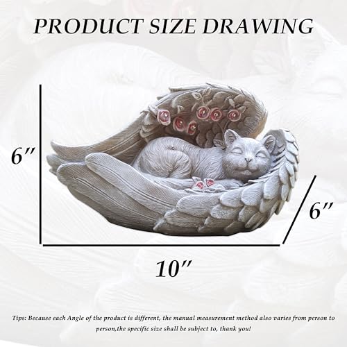 Solar Cat Garden Statues Outdoor Décor