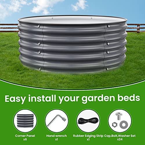 Round Raised Garden Beds