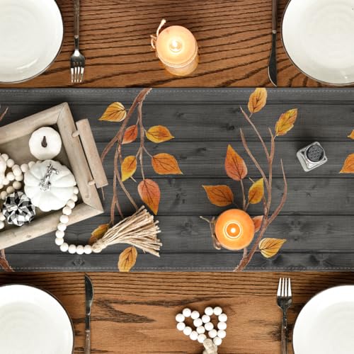 210 GSM Fall Table Runner Home Party Decor 13x60 Inch (5.4 Sq Ft)