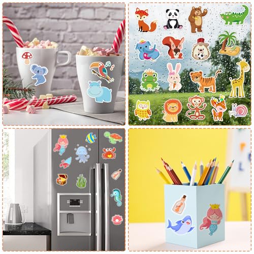 Window Clings Stickers for Kids Window Gel Clings Decals Thick Gel Clings Toddlers and Adults Classroom Home Nursery Airplane Birthday Party Supplies