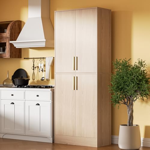71" Tall Pantry Cabinet with 4 Doors