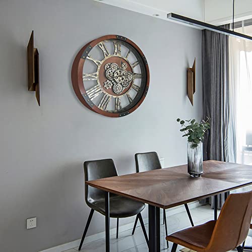 36" Original Moving Gears Wall Clock