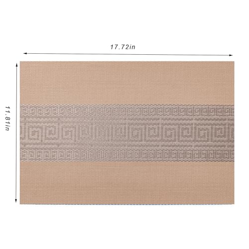 Placemats Set of 4 Washable Indoor (4 Count)