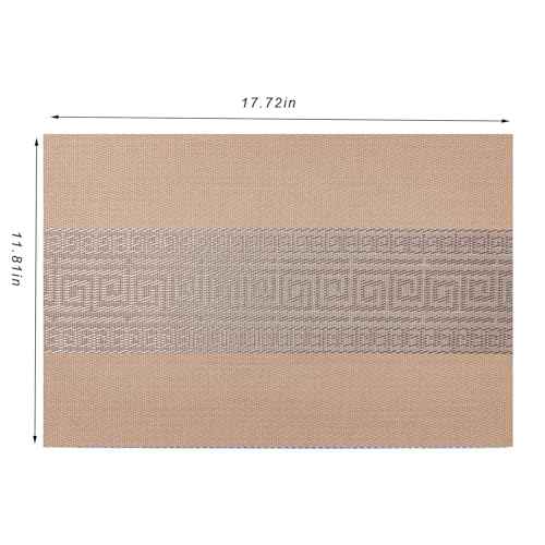 Placemats Set of 6 Washable Indoor (6 Count)