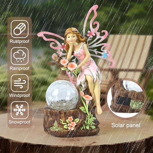 Garden Fairy Statue Outdoor Decor