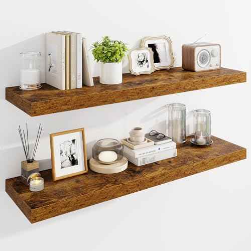 40" Floating Shelves for Wall (2 Count)