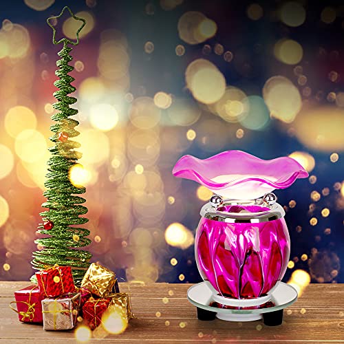3 in 1 Electric Oil Warmer Scented Wax Warmer with with Auto Off Timer Candle Tar Melt Warmer Wax Melter Fragrance Oil Burner